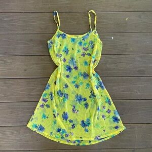 Vintage Mesh Floral Dress